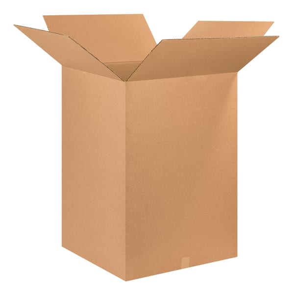 Partners Brand Corrugated Boxes, 26in x 26in x 36in, Kraft, Pack Of 5