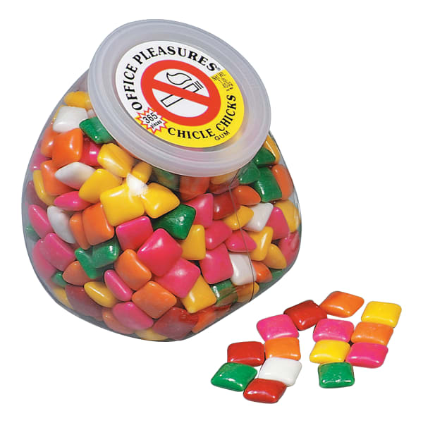 Concord Confections Office Pleasures Gum, Assorted Flavors, 1 Lb Tub