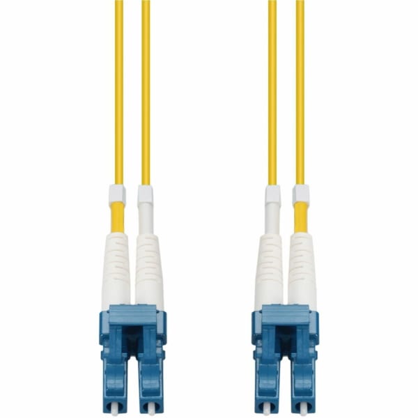 AddOn 3m LC (Male) to LC (Male) Yellow OS1 Duplex Fiber OFNR (Riser-Rated) Patch Cable, ADDLCLC3M9SMF