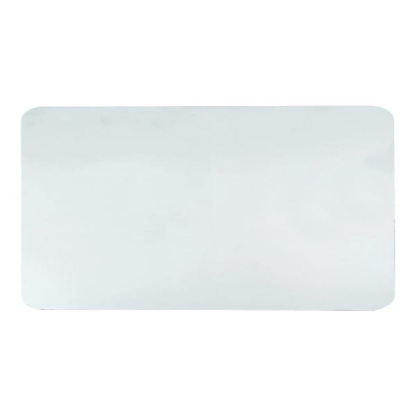 Artistic Krystal Antimicrobial Desk Pad - Rectangular - 36in Width x 20in Depth - Vinyl - Clear