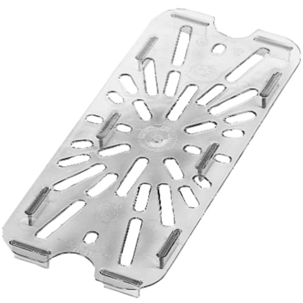 Cambro Camwear GN 1/3 Drain Shelves, 9/16inH x 10-7/16inW x 4-5/8inD, Clear, Pack Of 6 Shelves