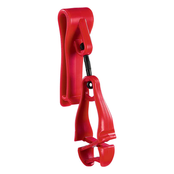Ergodyne 3425 Glove Belt Clip Holder, 6-1/2in, Red, Total Qty 1