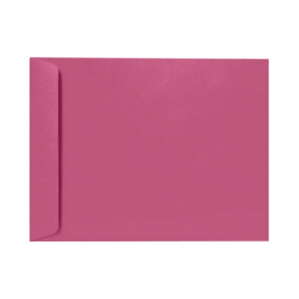 LUX Open-End 9in x 12in Envelopes, Peel & Press Closure, Magenta, Pack Of 500