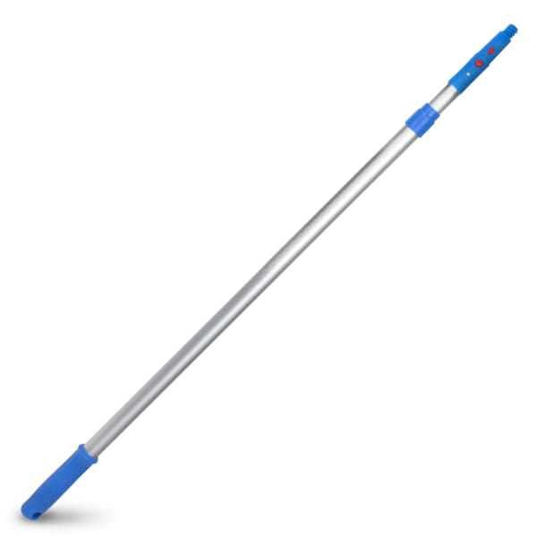 Gritt Commercial Telescopic Pole, 6ft, Blue/Silver