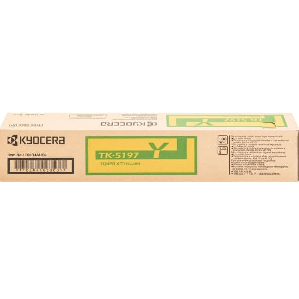 Kyocera Mita TK-5197Y Yellow Standard Yield Toner Cartridge, 1T02R4AUS0