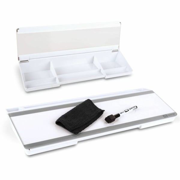 Quartet Flip-Top Glass Dry-Erase Desktop Pad, 18inW x 6inH, Q090F04