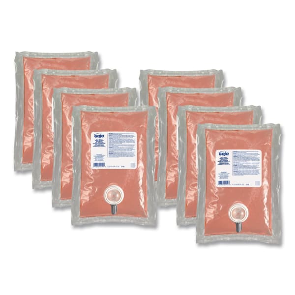 GOJO SPA BATH Herbal Body And Hair Shampoo Refills For TFX Dispensers, 2.48 oz, Pack Of 8 Refills