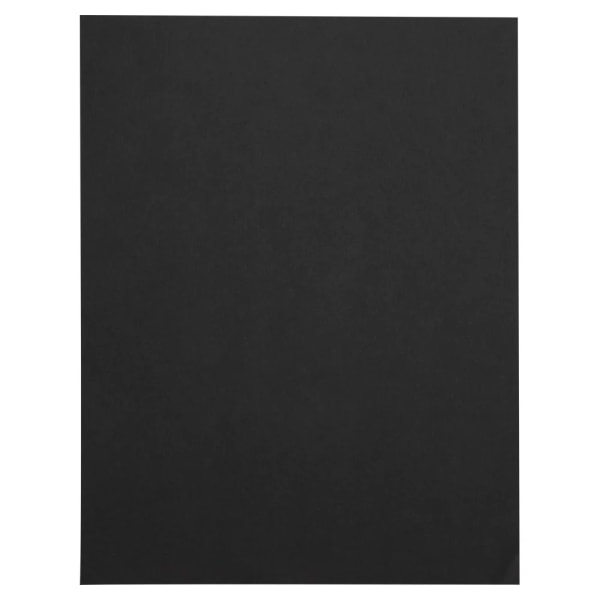 JAM Paper Letter Matte Paper, Smooth Midnight Black, Letter (8.5in x 11in), 50 Sheets Per Pack, 28 Lb