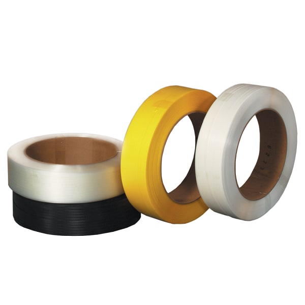 BOX Hand Grade Strapping - 0.5in Width x 9000ft Length - 0.017mil Thickness - Weather Resistant, Split Resistant - Polypropylene - Black