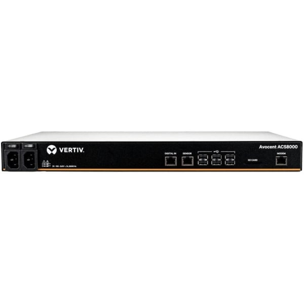 Avocent 8-Port ACS8000 Console System With Dual AC Power Supply
