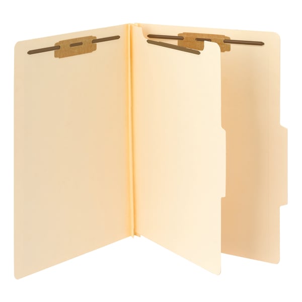 Smead Manila Classification Folders, 1 Divider, Legal Size, Box Of 10
