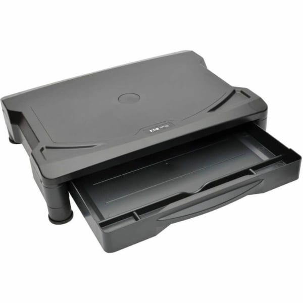 Eaton Tripp Lite Series Monitor Riser Printer Monitor Stand w/ Storage Drawer 4.7In - Printer or monitor stand with drawer - black - TAA Compliant