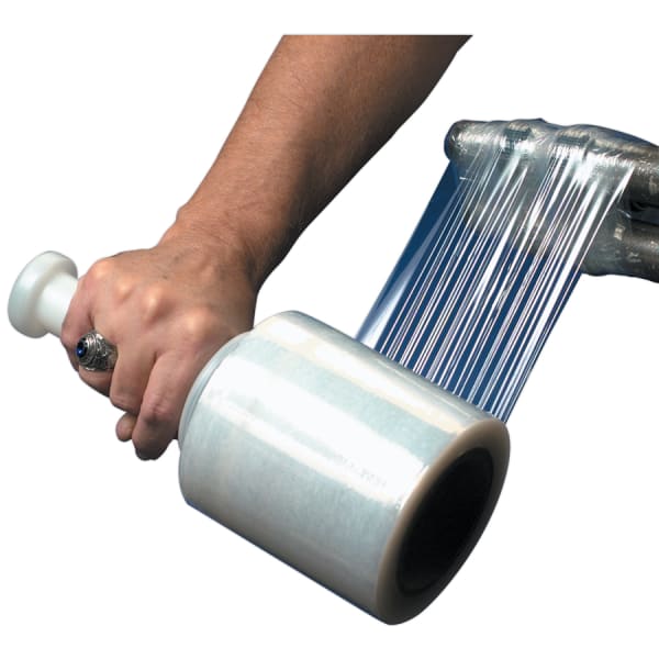 Office Depot Brand Narrow-Width Bundling Stretch Film With One Handle, 120 Gauge, 5in x 600ft, Case Of 12
