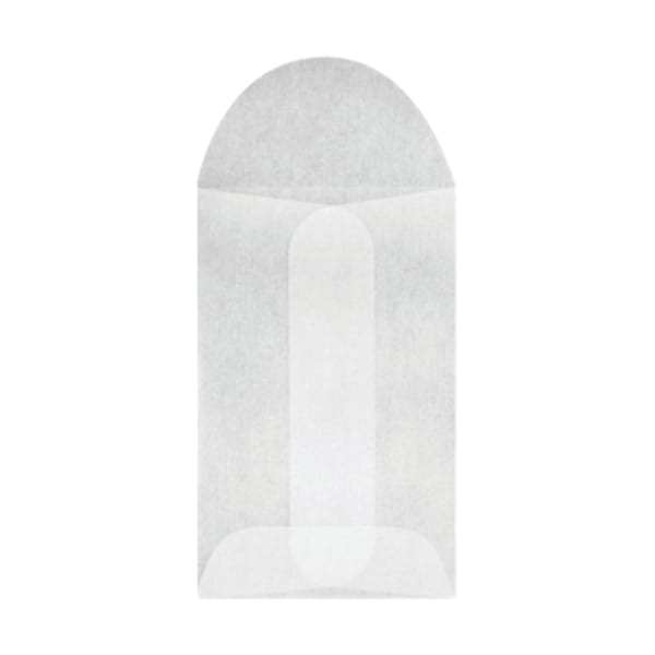 LUX Open-End Envelopes, 1 3/4in x 2 3/4in, Flap Closure, Glassine, Pack Of 100