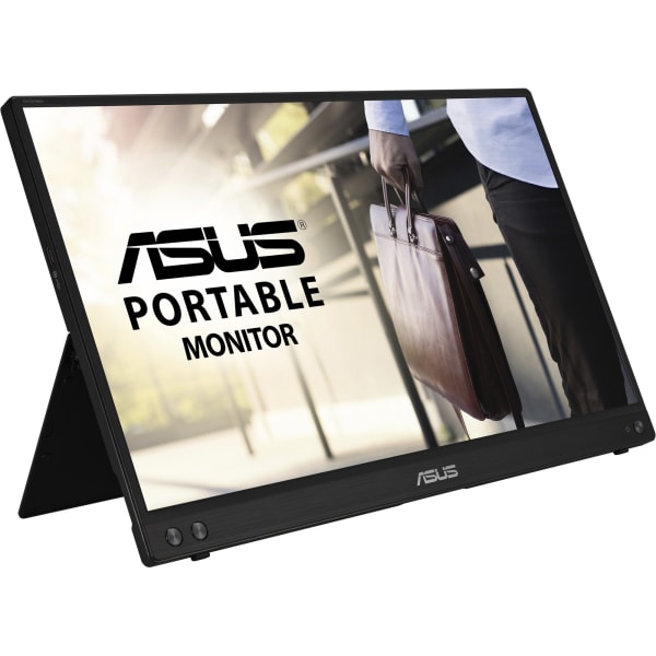 Asus ZenScreen MB16ACV 16in Class LCD Monitor - 16:9 - Silver - 15.6in Viewable - In-plane Switching (IPS) Technology - MB16ACV