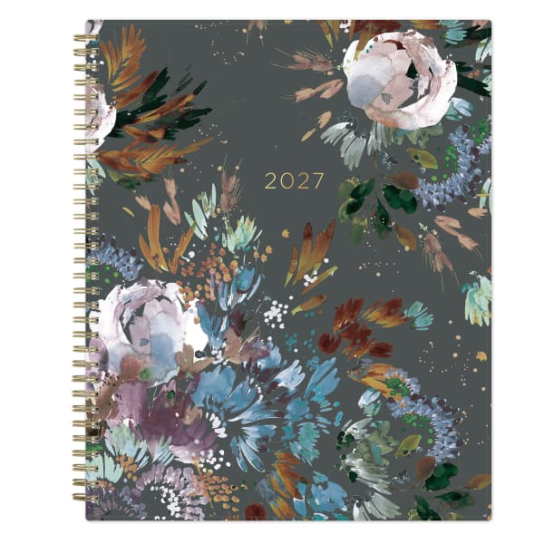 2027 Blue Sky Midnight Garden Weekly/Monthly Planning Calendar, 8.5x11, 0%, PP, Jan-Dec, RY27