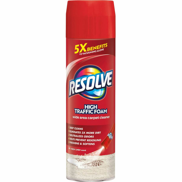 Resolve Foam Carpet Cleaner, 22 Oz Bottle