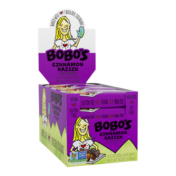 BOBOs Cinnamon Raisin Oat Bars - 12-3 oz