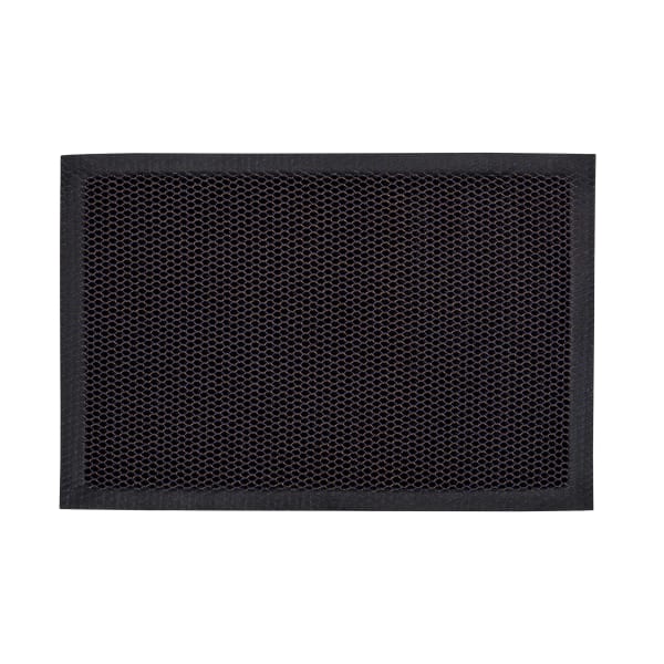 Floortex Doortex Meshmat Entrance Mat, 16in x 24in, Metallic Blue / Orange