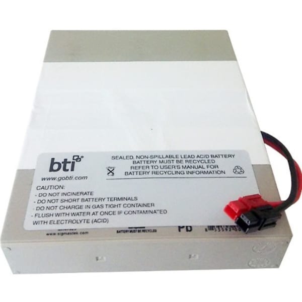 BTI RBC62-1U-BTI SEALED LEAD ACID BATTERY FOR EATON TRIPP LITE SMART500RT1U, SMX500RT1U - Compatible OEM: RBC62-1U Model: EATON TRIPP LITE SMART500RT1U, SMX500RT1U