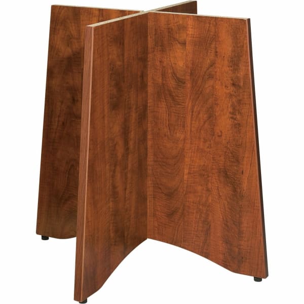 Lorell Laminate Conference Table Base, For Round Table Tops, Cherry