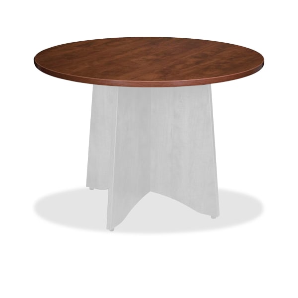 Lorell Essentials Round Table Top, 48inD, Cherry