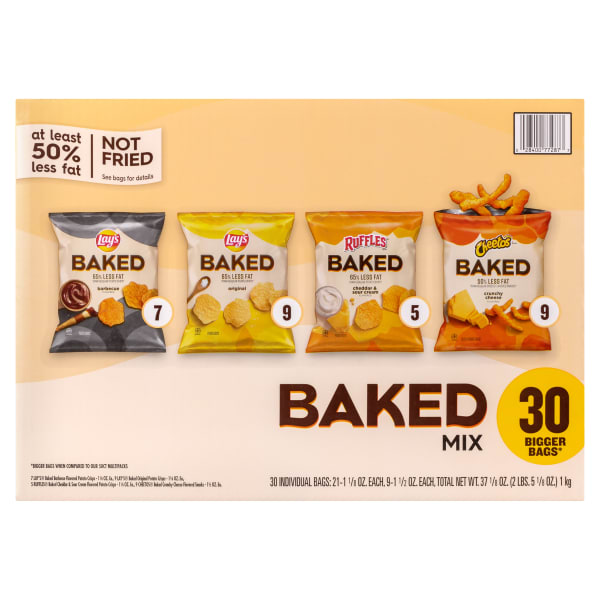 Frito-Lay Variety Pack Baked Mix, 1.75 Oz, Total Qty 30