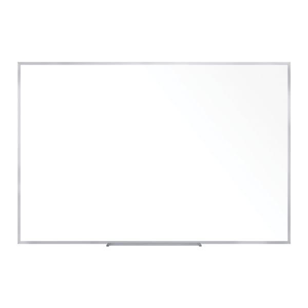 Ghent M2 Non-Magnetic Dry-Erase Whiteboard, 36in x 60in, Satin Aluminum Frame