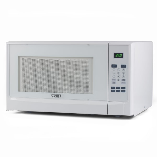Commercial Chef 1.4 Cu. Ft. Counter-Top Microwave, White
