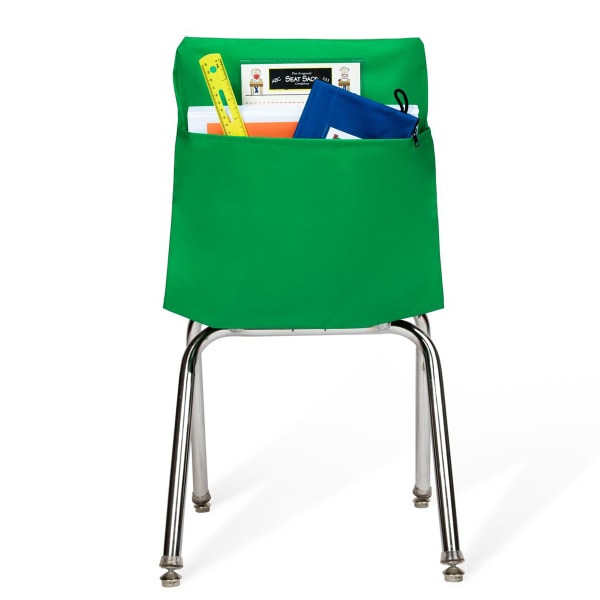 Victor Seat Sack Chair Cover Classroom Pack, 12in x 1/2in, Green, Pack Of 25 Covers