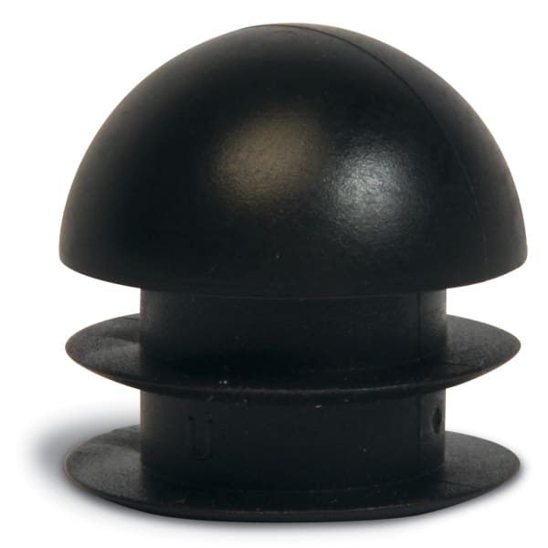 CSL Replacement foot plug for CSL metal tray stands,1in round,black