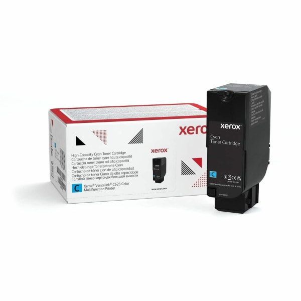 Xerox Genuine Xerox VersaLink C625 Color Multifunction Printer Cyan High capacity Toner Cartridge (16000 Pages) - 006R04637 - 16000 Pages