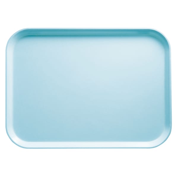 Cambro Camtray Rectangular Serving Trays, 15in x 20-1/4in, Sky Blue, Pack Of 12 Trays