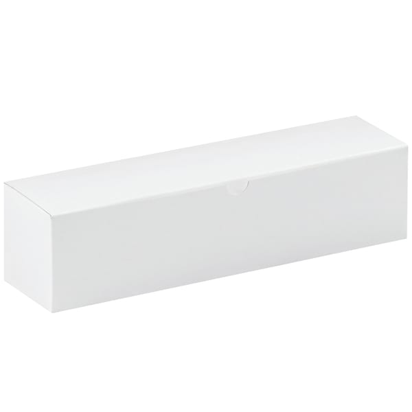 Office Depot Brand Gift Boxes, 12inL x 3inW x 3inH, 100% Recycled, White, Case Of 100