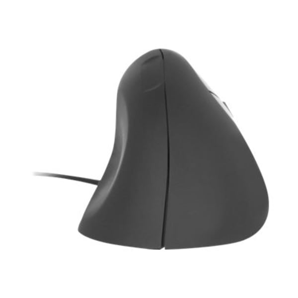 Urban Factory Ergo Mouse EMR01UF-V2 - Vertical mouse - ergonomic - right-handed - optical - 3 buttons - wired - USB - black