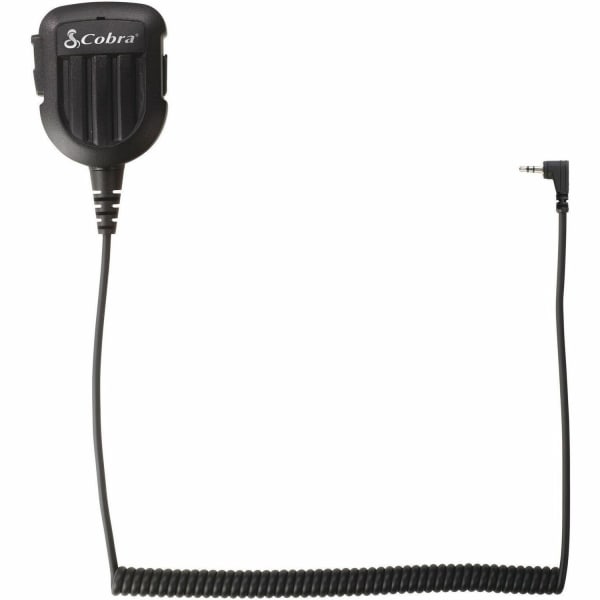 Cobra Remote Handheld 2.5-mm Speaker Microphone for Select Cobra FRS PX650, RX, ACXT, GMRS & FRS TrailBlazer 2-Way Radios, Black