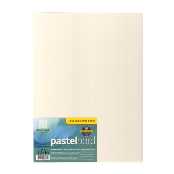 Ampersand Pastelbord, 12in x 16in, White