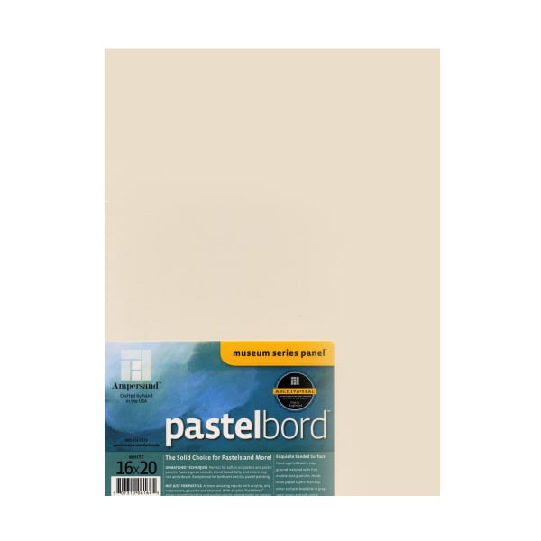 Ampersand Pastelbord, 16in x 20in, White