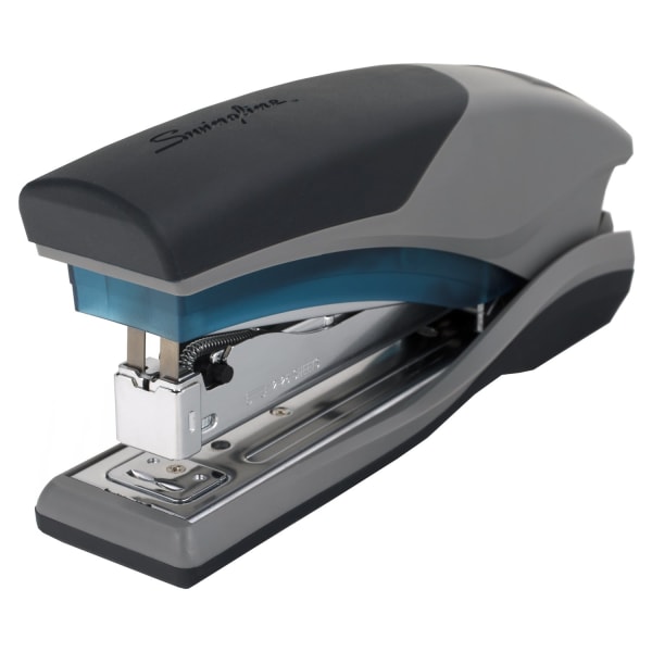 Swingline Optima 25 Reduced Effort Stapler, 25 Sheets Capacity, Blue/Gray