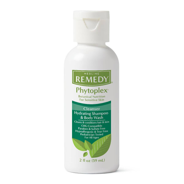 Medline Remedy Phytoplex Vanilla Hydrating Cleansing Gel, 2 Oz, Case Of 96