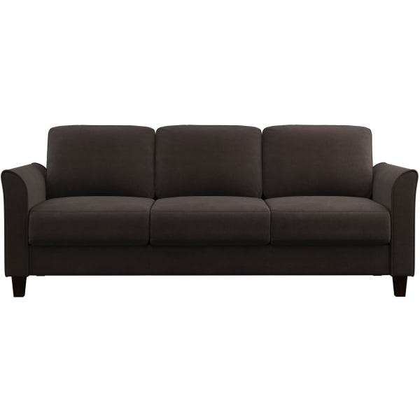 Lifestyle Solutions Winslow Sofa with Curved Arms, Coffee