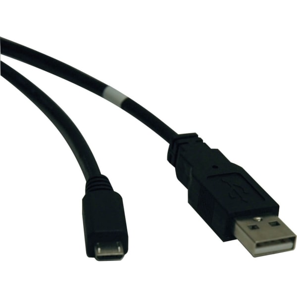 Eaton Tripp Lite Series USB 2.0 A to Micro-B Cable (M/M), 10 ft. (3.05 m) - USB cable - USB (M) to Micro-USB Type B (M) - USB 2.0 - 10 ft - black