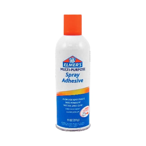 Elmers Multipurpose Spray Adhesive, 11 Oz, Clear