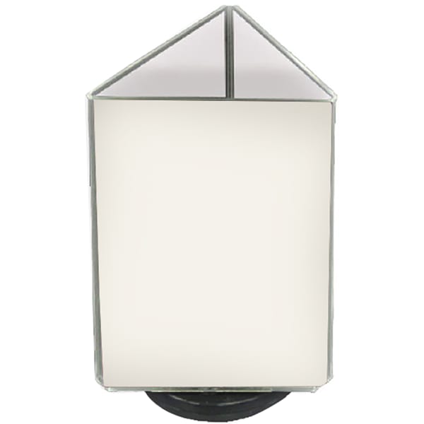 Azar Displays 3-Sided Acrylic Revolving Sign Holder, 7in x 5in, Clear