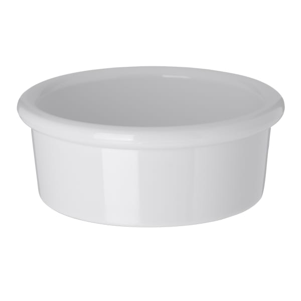 Carlisle Smooth Ramekins, 2.5 Oz, White, Pack Of 48