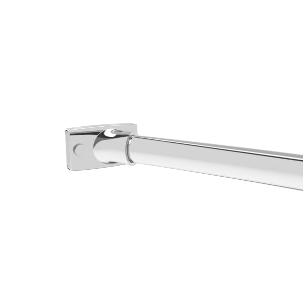 Wingits CONTOUR OVAL Bow-Curved Shower Rod, 5ft x 6in, Silver, Total Qty 1