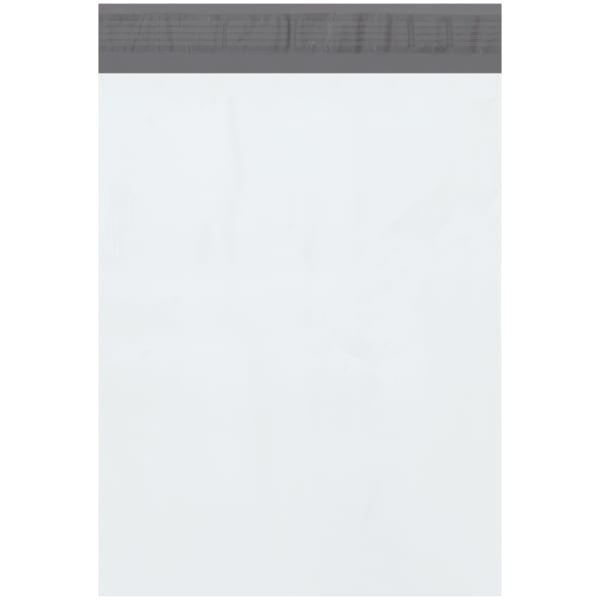 Partners Brand 10in x 13in Poly Mailers, White, Case Of 1,000 Mailers