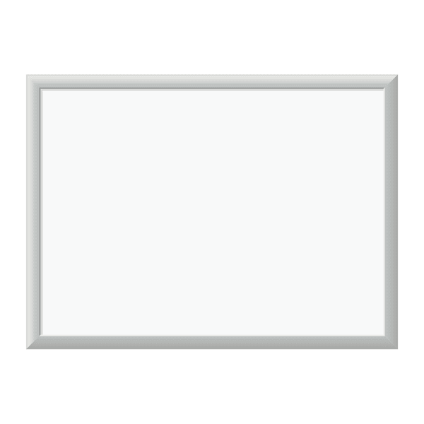 U Brands Magnetic Dry-Erase Board, 24in X 18in, Silver Aluminum Frame, Actual Size 23in X 17in (070U00-01)