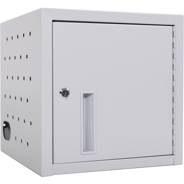 Luxor 8-Tablet Wall/Desk Charging Station, 14inH x 14inW x 14inD, Light Gray