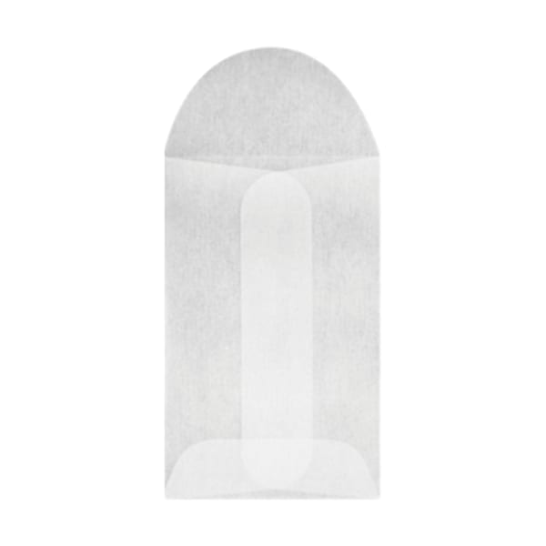 LUX Open-End Envelopes, 1 3/4in x 2 3/4in, Flap Closure, Glassine, Pack Of 1,000